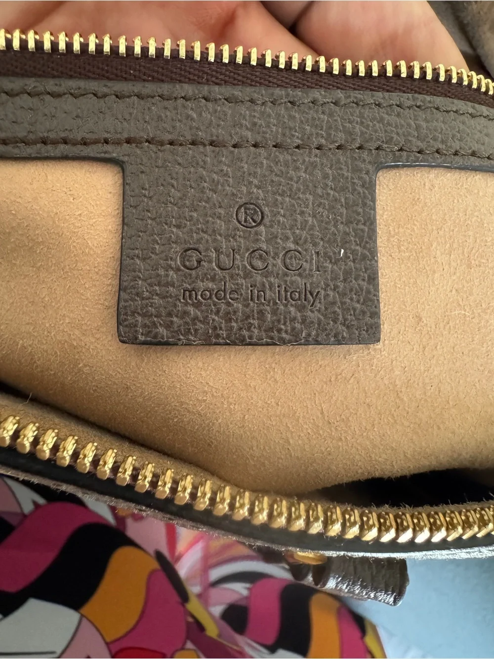 Gucci Ophidia GG Supreme Medium Top Handle Boston Bag